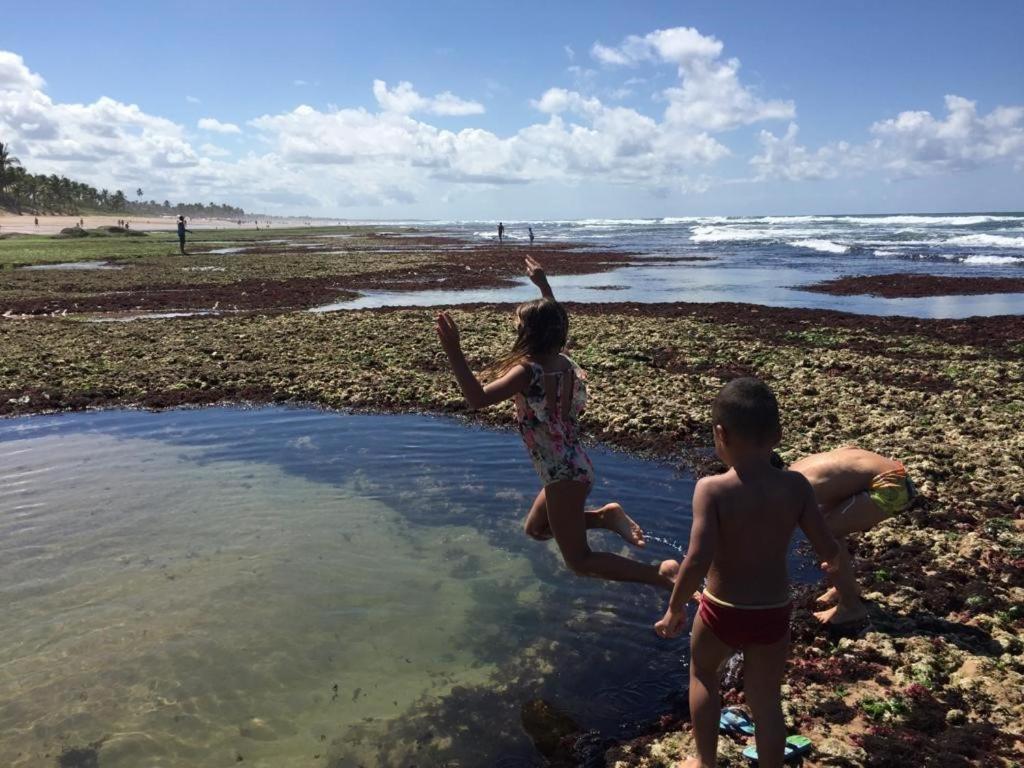 הוילה סלבאדור Suspiro Da Bahia Pe Na Areia מראה חיצוני תמונה